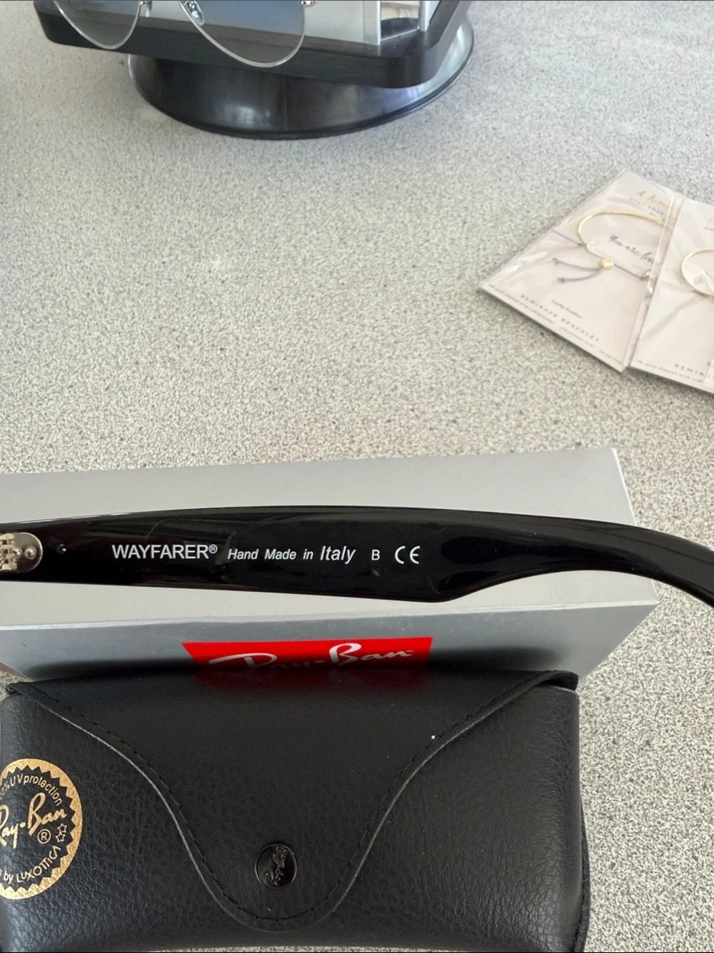 Ray-Ban Black Wayfarer-Style Sunglasses